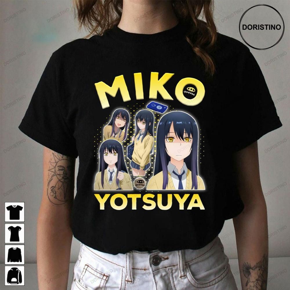 Yellow Vintage Mieruko Chan Miko Yotsuya Awesome Shirts